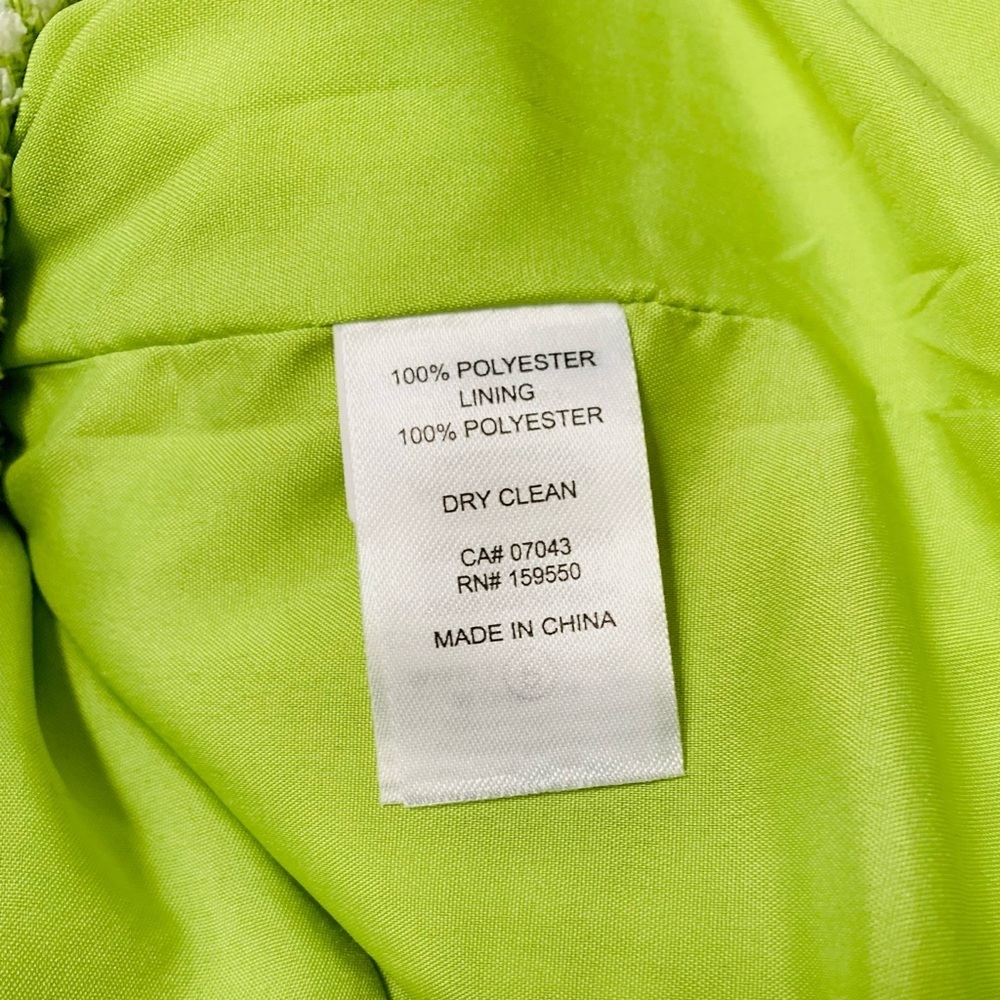 NWT House of Harlow 1960 Lime Green Houndstooth Blazer - Size Small - Picture 12 of 13